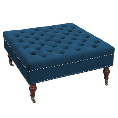 Bhreac Velvet Ottoman