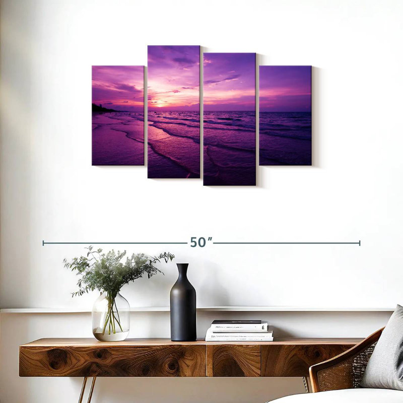Gillard Purple Gillard, 22" H x 36" W
