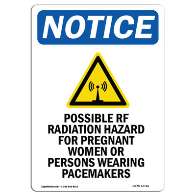 Possible RF Radiation Sign with Symbol