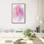Pink Topaz Gradient Canvas Abstract Print by Oliver Gal, Black Frame, 10 x 15-64397241-203431284