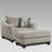 Platinum Fabric Cocktail Ottoman-675410765