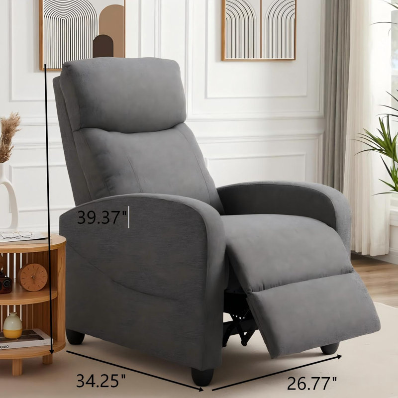 Fauteuil inclinable électrique pour personnes âgées, fauteuil électrique avec porte-gobelets et poches latérales pour le salon