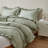 100% Organic Cotton Duvet Cover Ruffle Set-110204753-110204756