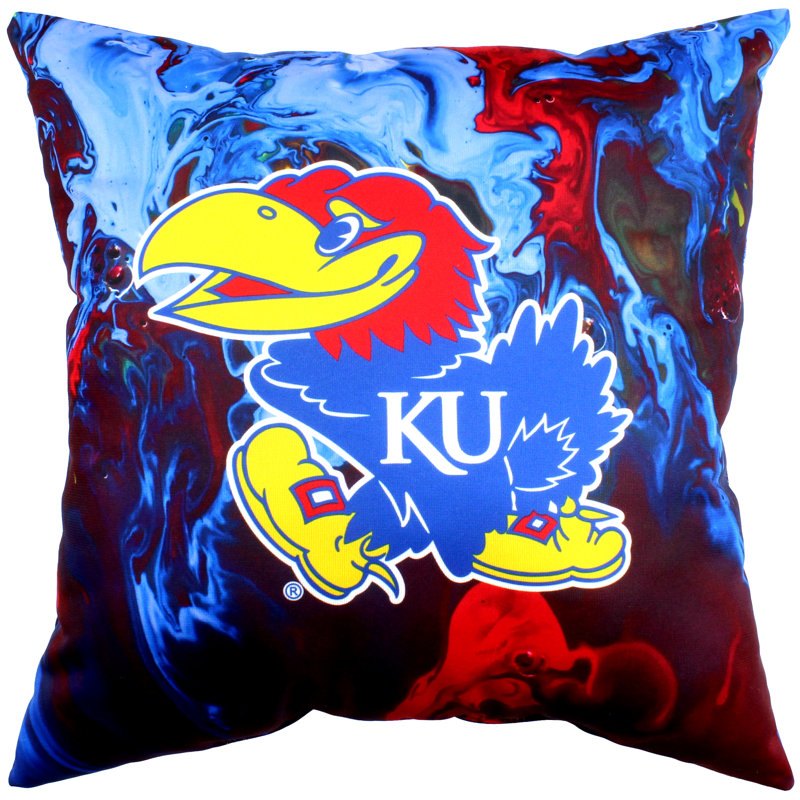 NCAA Throw Pillow, Kansas Jayhawks
