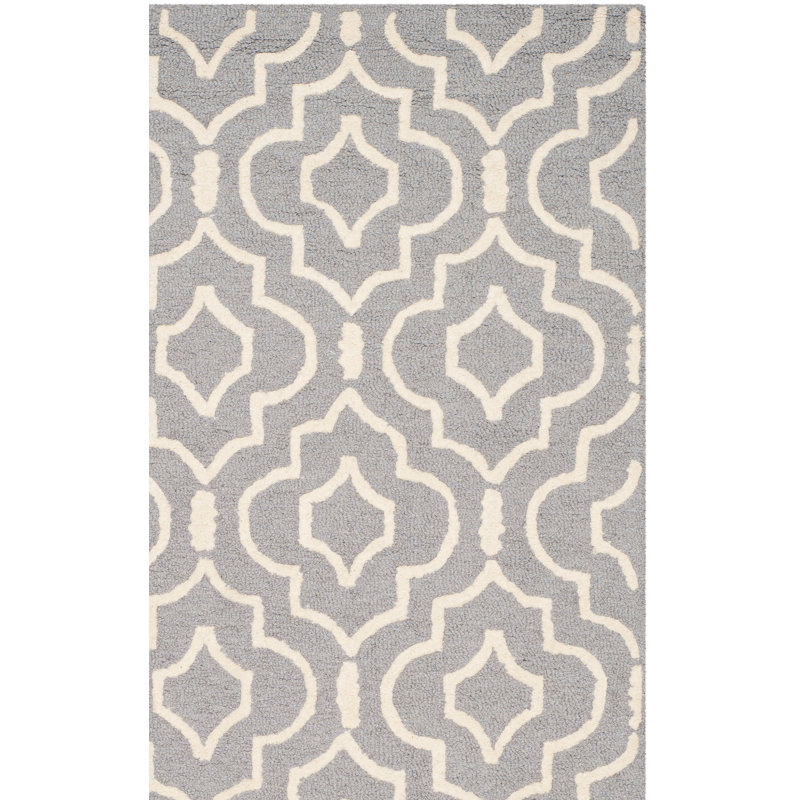 Tapis en laine touffeté à la main Cannen, Rectangle 2 pi x 3 pi