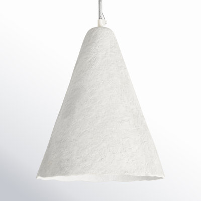 Keavy 1 - Light White Cone Pendant