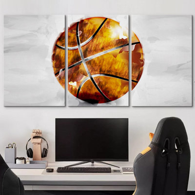Aquarelle, peinture, course de basketball, photographie d'athlètes de sport, Bohème moderne, détente, images multicolores calmes et giclées, impression numérique sur toile, art mural encadré