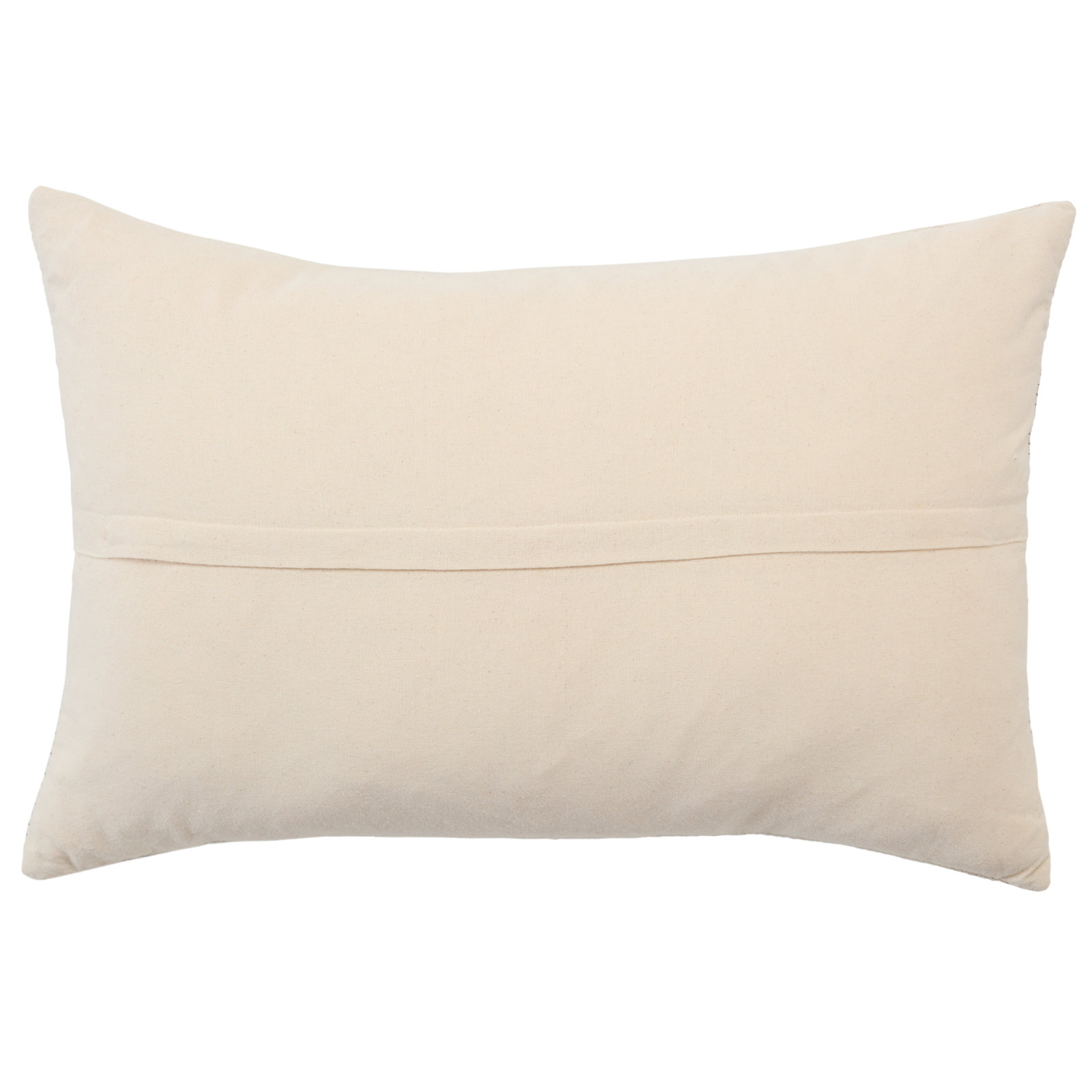 Saliou 24" x 16" Pillow Cover, Cream, 100% Down Alternative
