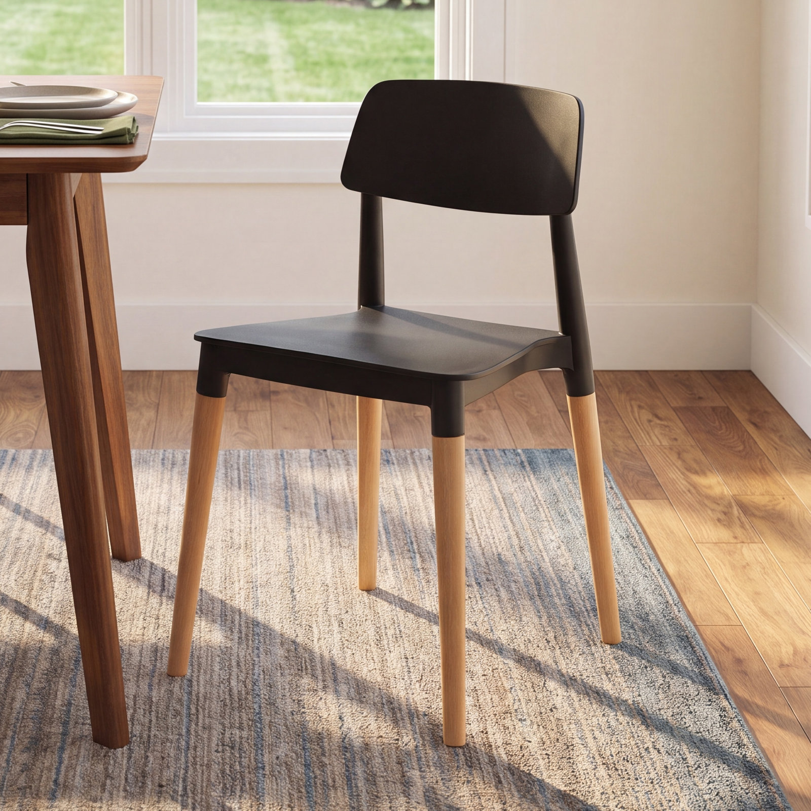 Jago Dining Chair, Black, 1