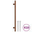 Metro Lane Cabinet Handles 10 Pcs Black 320 Mm Stainless Steel-236567929-236567933