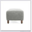 Repose-pieds confortable, gris