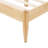 Solid Rubber Wood King Size Bed Frame, Fleece Headboard Panels, Side Tapered Leg Design For Bedroom Elegance With Upholstered Headboard, Legs, Center Support, Ample Storage Beneath-127031923