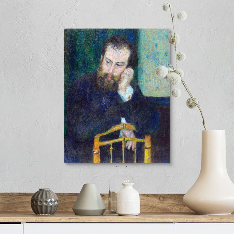 Alfred Sisley - reproduction sur toile, Toile tendue, H 14 po x l 11 po x P 1,25 po