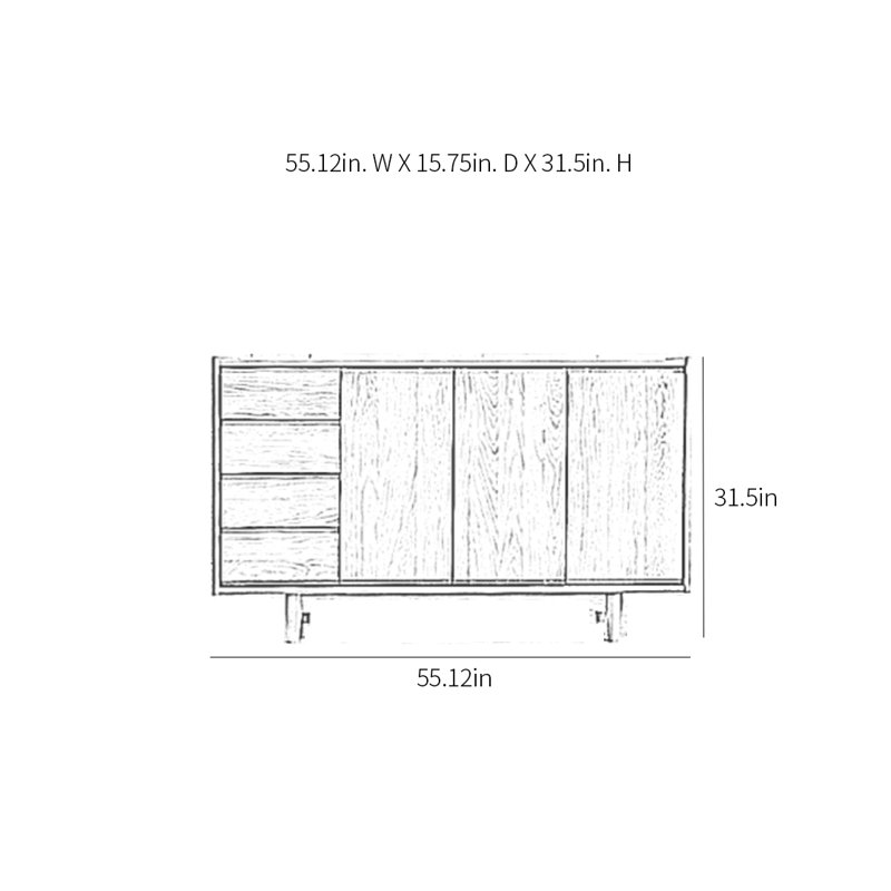 Modern Minimalist Sideboard Cabinet