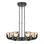 Colette Steel LED Chandelier by Elisa Carlucci
