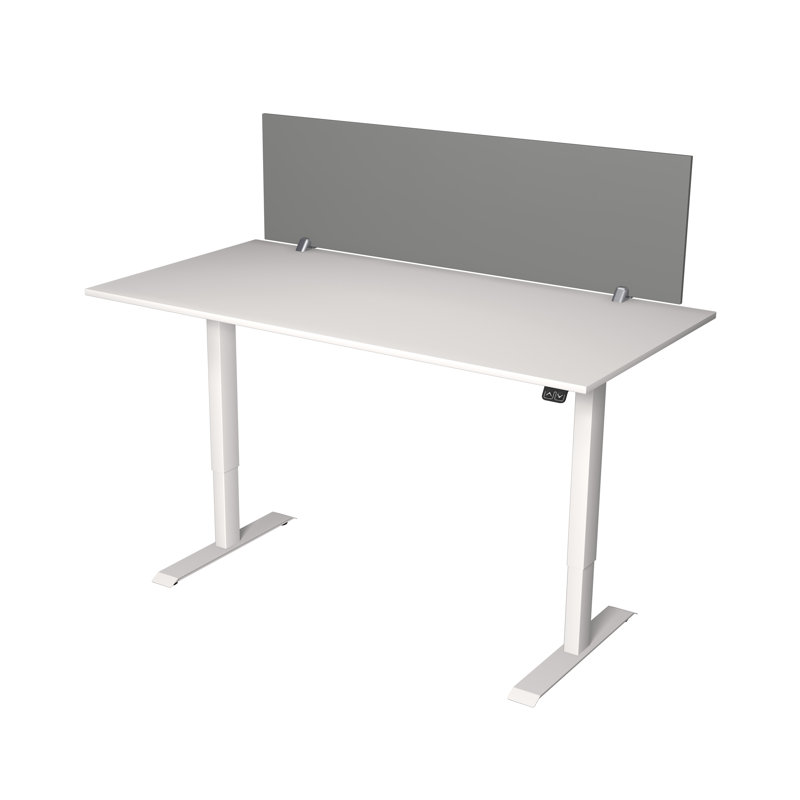 45cm H x 160cm W Desk Privacy Panel