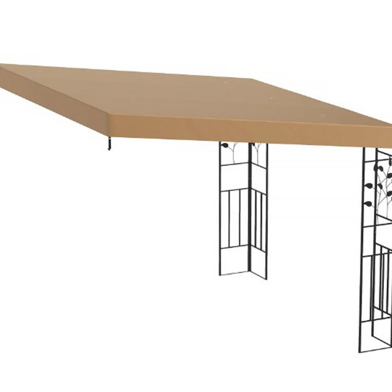 Convenient Metal Patio Canopy With Drainage Holes,Outdoor Pergola Canopy,For Backyard, Garden