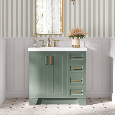 37 IN.  Single Bathroom Vanity