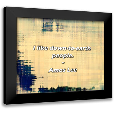 Amos Lee Quote: I like down-to-earth people.