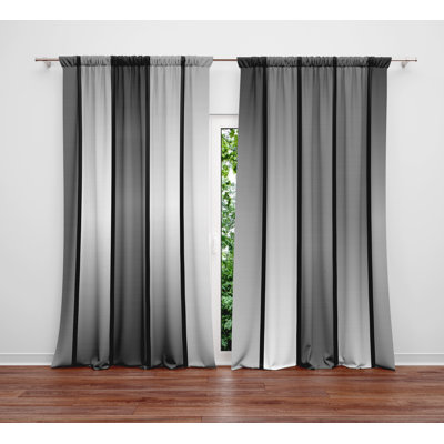 Semi Sheer Curtain Panel Pair