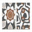 «Retro Abstract Colorful Colorful Geometric Designs IX», ensemble de 2 impressions-933323940-933323945