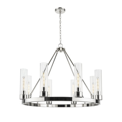 Jaiwan - Lustre 6 lumières avec abat-jour