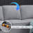 91" Convertible Sleeper Sectional Sofa with Pull-Out Bed, Storage Armrest, and Storage Chaise-1428270901