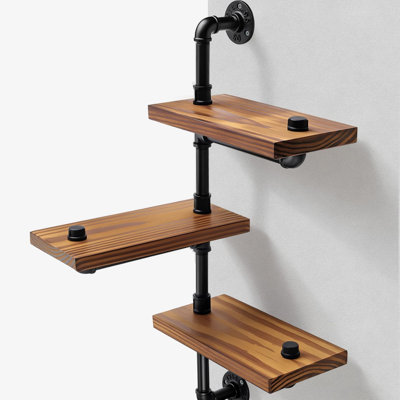 Industrial Pipe Shelves