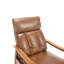 Fauteuil à cadre en bois, fauteuil d'appoint moderne pour le salon-2092572275