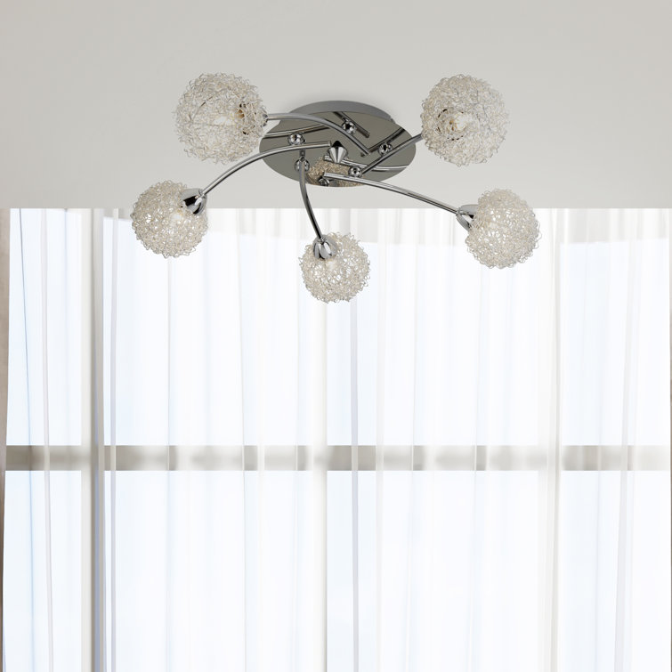 5-Light Semi Flush Mount