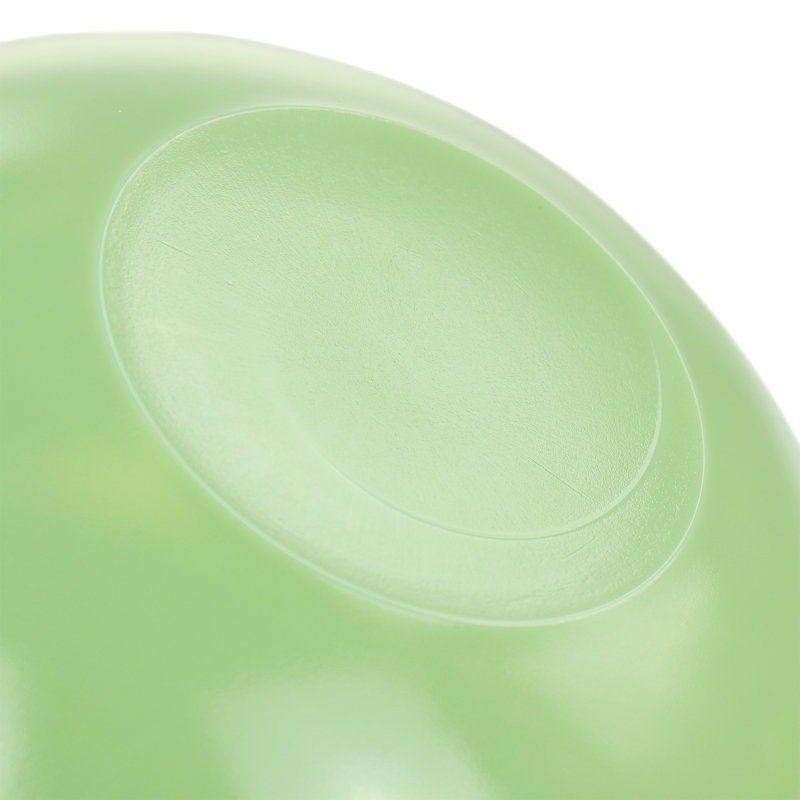Jade Green Glossy Jadeite Glass Serving Bowls, Set of 2