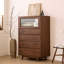 Armoire d'appoint simple de style japonais