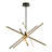 Burcker Aluminum Dimmable LED Modern Linear Chandelier-102743057-70693017