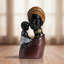 Statue de la maternité africaine pour décoration de bureau