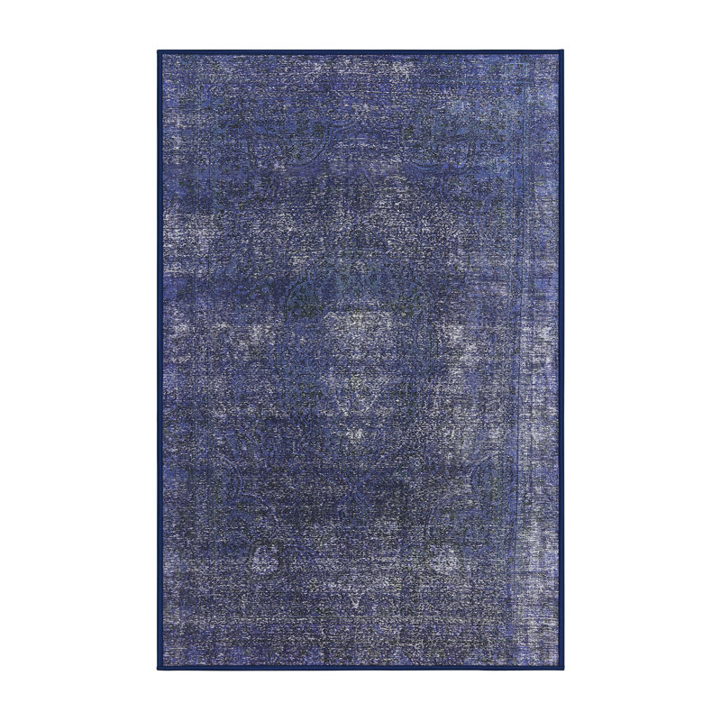 Tapis oriental bleu, Rectangle 6 pi x 9 pi