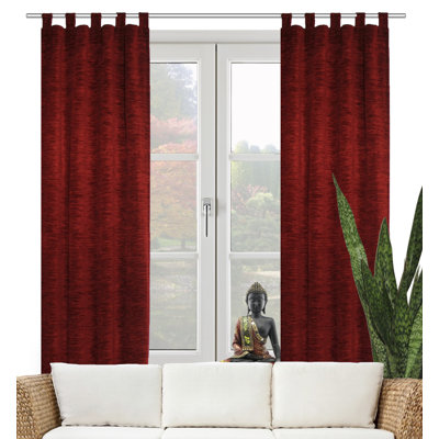 Beloit Synthetic Tab Top Curtain Single Panel, opaque
