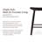 Maven Lane Luna Backless Wooden Kitchen Stool-92610973-120617271-93051216