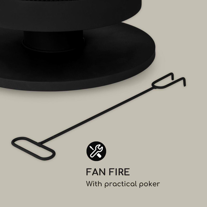 Round Steel Wood Burning Smokeless Fire Pit