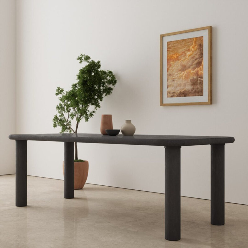 Table de salle à manger Aero, Gris