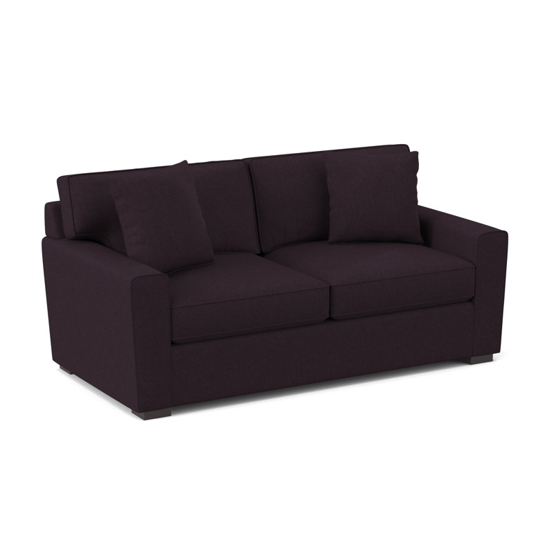 Zinah 78 po, Velours performance Bella Aubergine