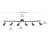 Grayson 52.36 in. 6 -Light Swing Arm Track Kit with and-1141033081