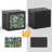 35 Gallon Black Decorative Print Resin Deck Box with Decorative Printed Panels