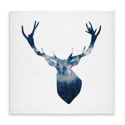 Deer Head Landscape Tablecloth | Scandinavian Home Decor