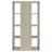 Loomis Whitewashed Grey 4-Shelf Bookshelf
