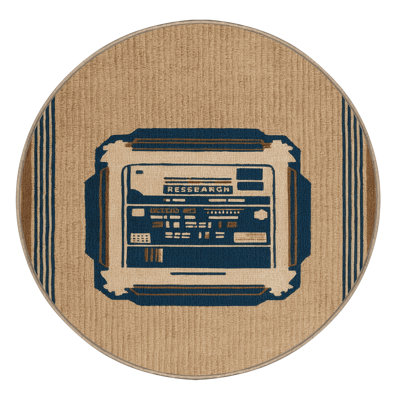 Machine Washable Space Beige Area Rug
