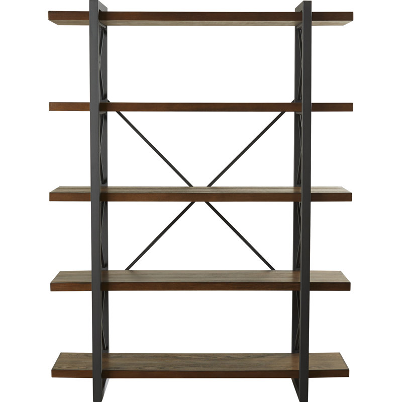 Bibliothèque étagère en métal H 72 "x l 54" Jenning