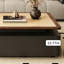 Table basse carrée en bois