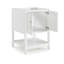 Meuble-lavabo autoportant sans lavabo 24 po Bennet avec petite porte en bois Shaker (blanc)-92719066