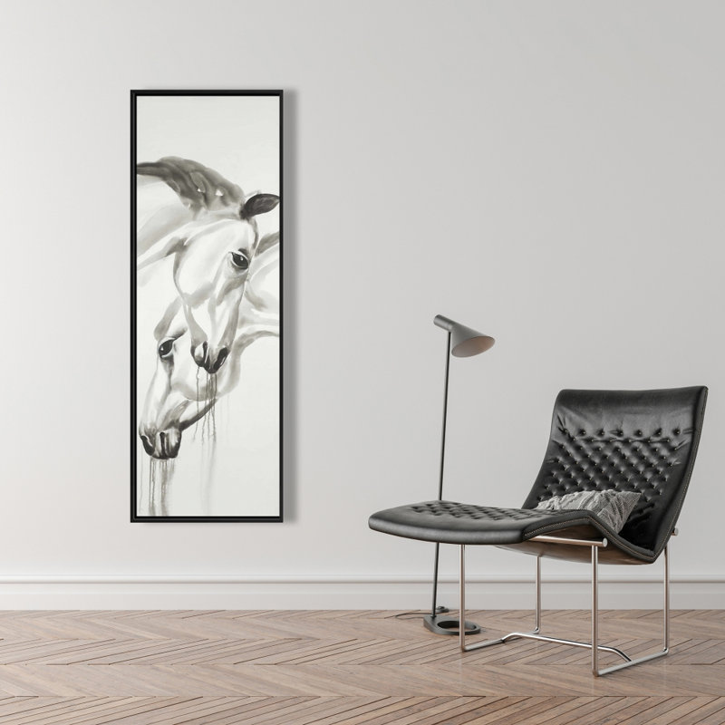 «Inséparables», reproduction sur toile