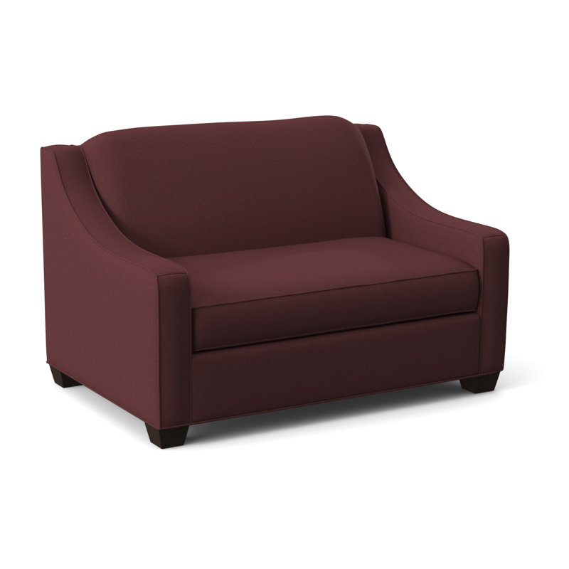Fauteuil-lit Phillips 55 ", Cafelle, Cerise Dorset